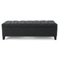 Glouster Contemporary Storage Ottoman with Button Tufted Design