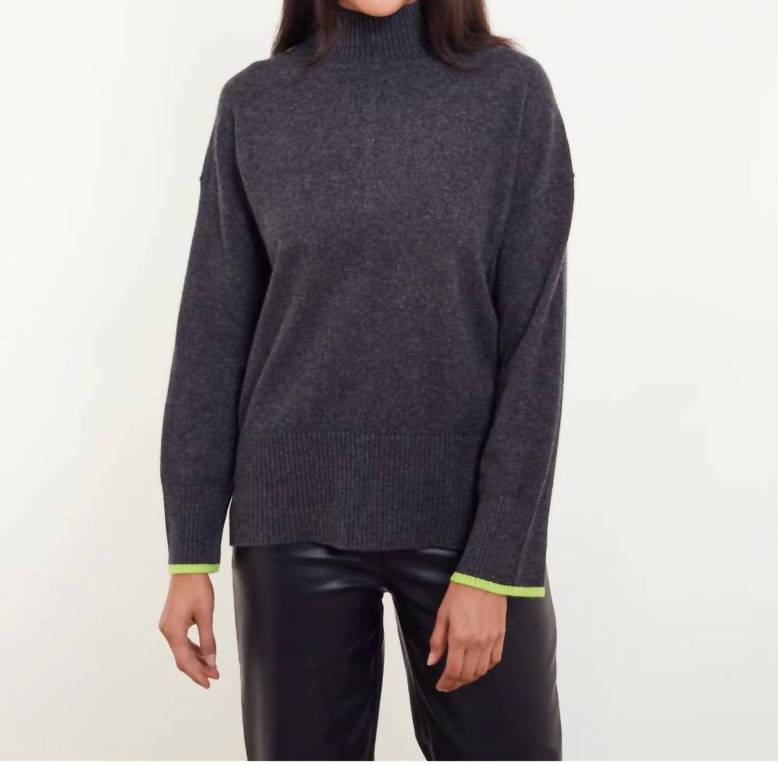 &Isla - Alex Mock Neck Sweater