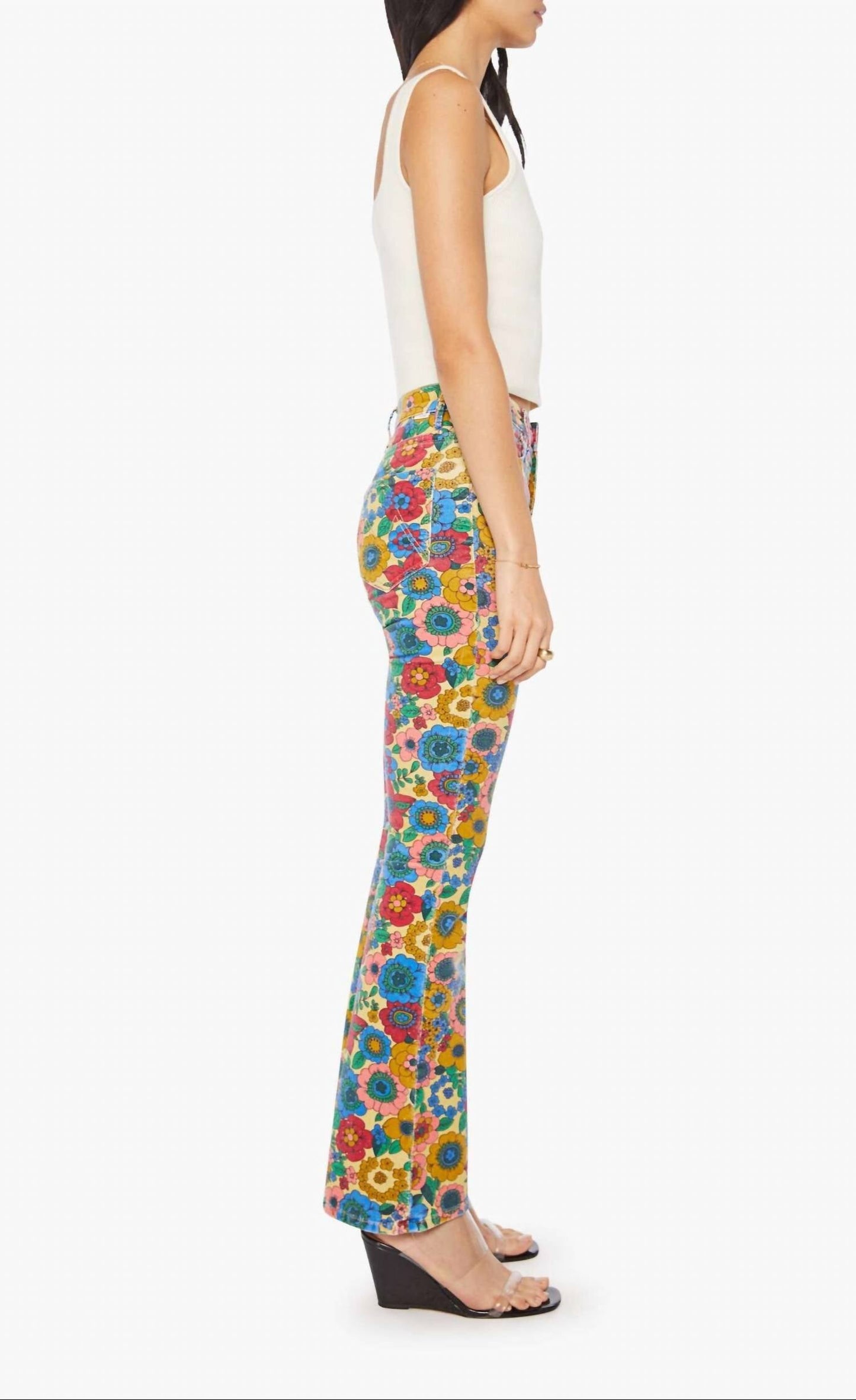 Mother - High Waisted Weekender Skimp Flared Jeans