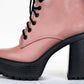 Mars Sky Shoes - Bamboo Chunky Heel Boot