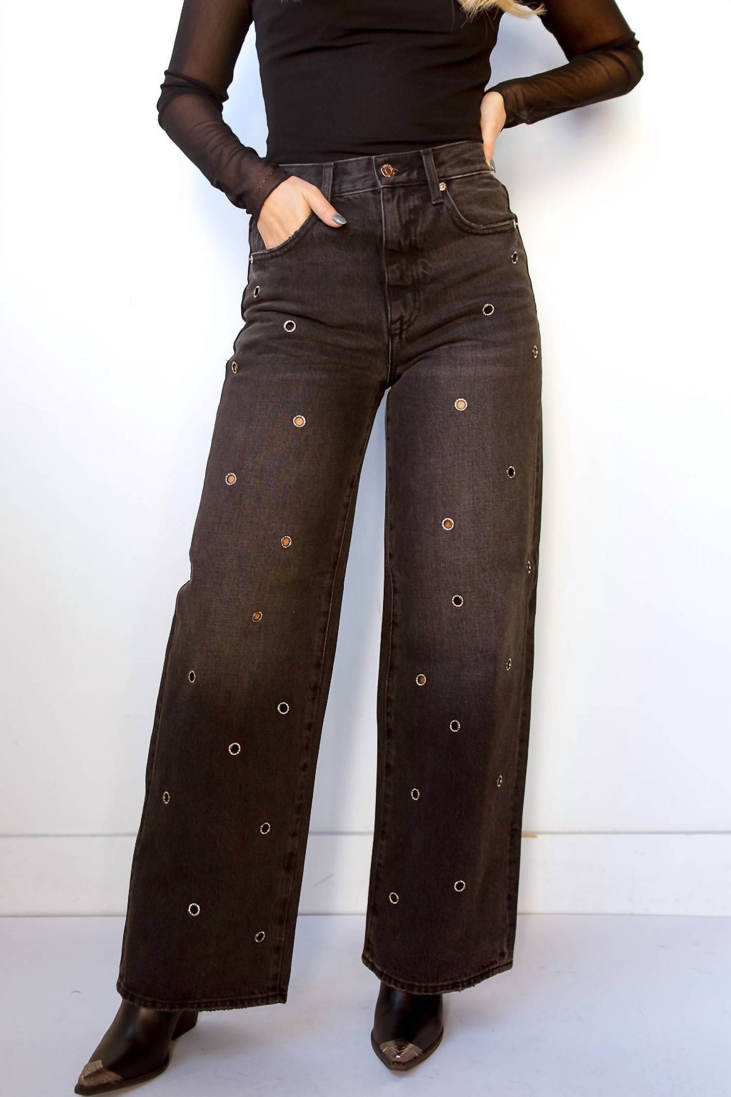 Pistola - Hendrix High Rise Baggy Jeans