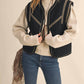 &Merci - Jay Quilted Vest with Trim Detail