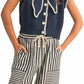 &Merci - Tie Neck Sweater Vest