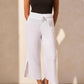 Tribal - Wilma Wear 2 Ways Wide Leg Pant w/Slit