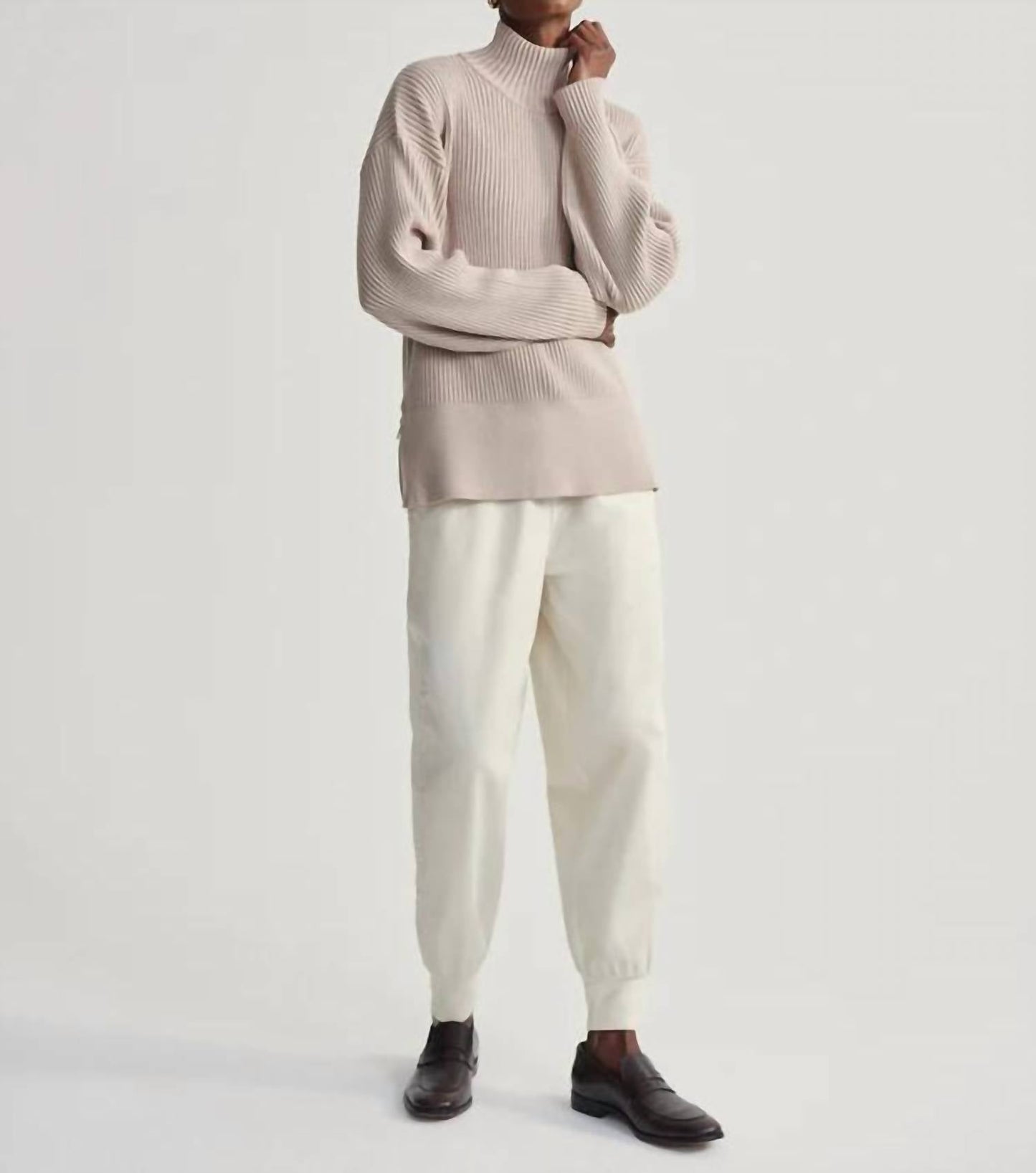 Varley - Mayfair Mock Neck Knit Sweater