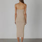 Enza Costa - Stretch Silk Knit Ruched Strappy Dress