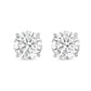 Diana M Jewels - 8.00 Cts Round Lab Grown Stud Earrings