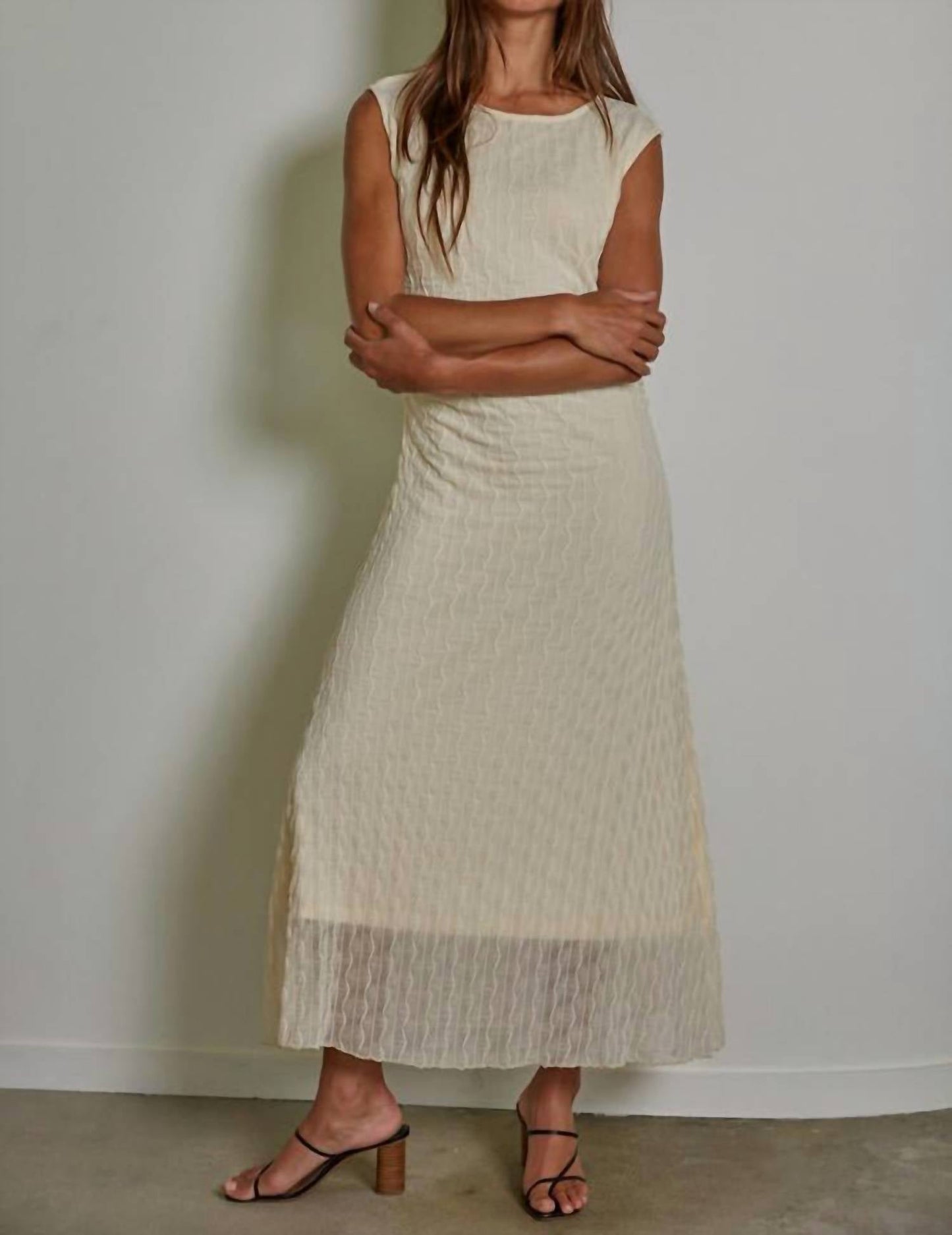By Together - Women's Bea Lace Maxi Woven Dress