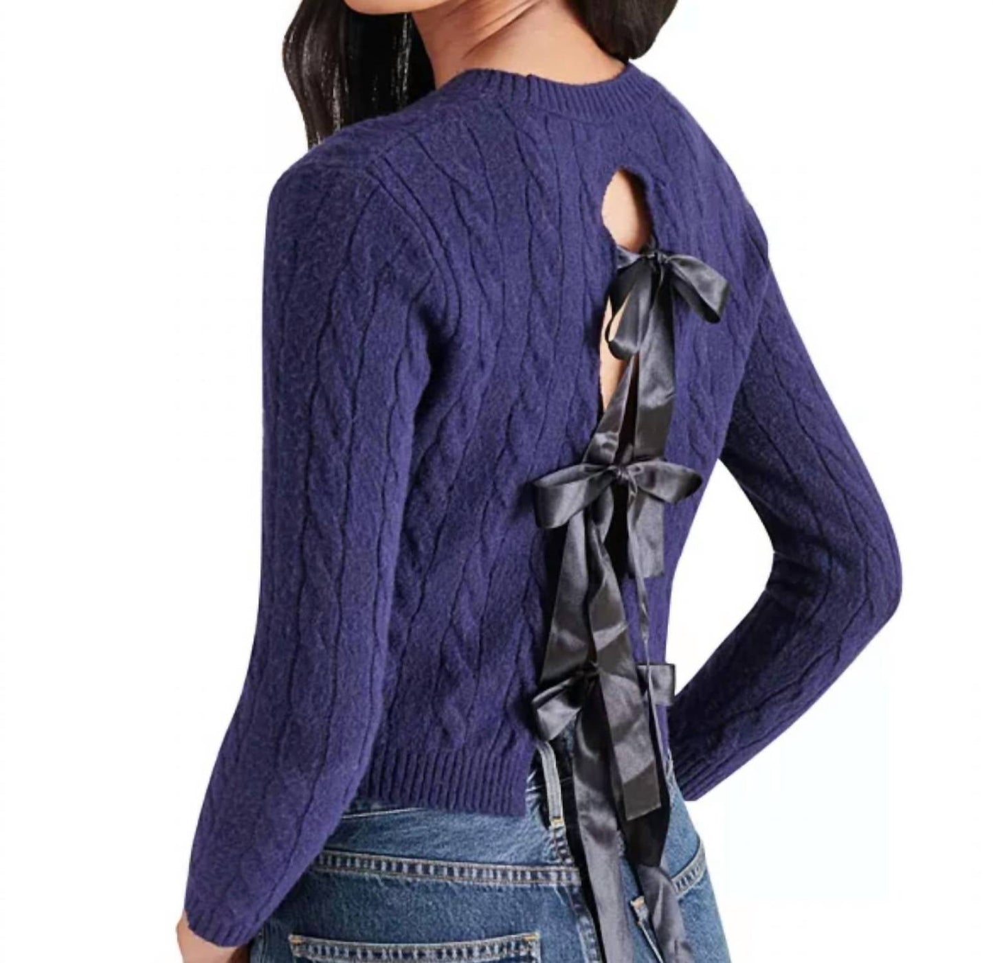 Steve Madden - Jeany Cable Knit Sweater