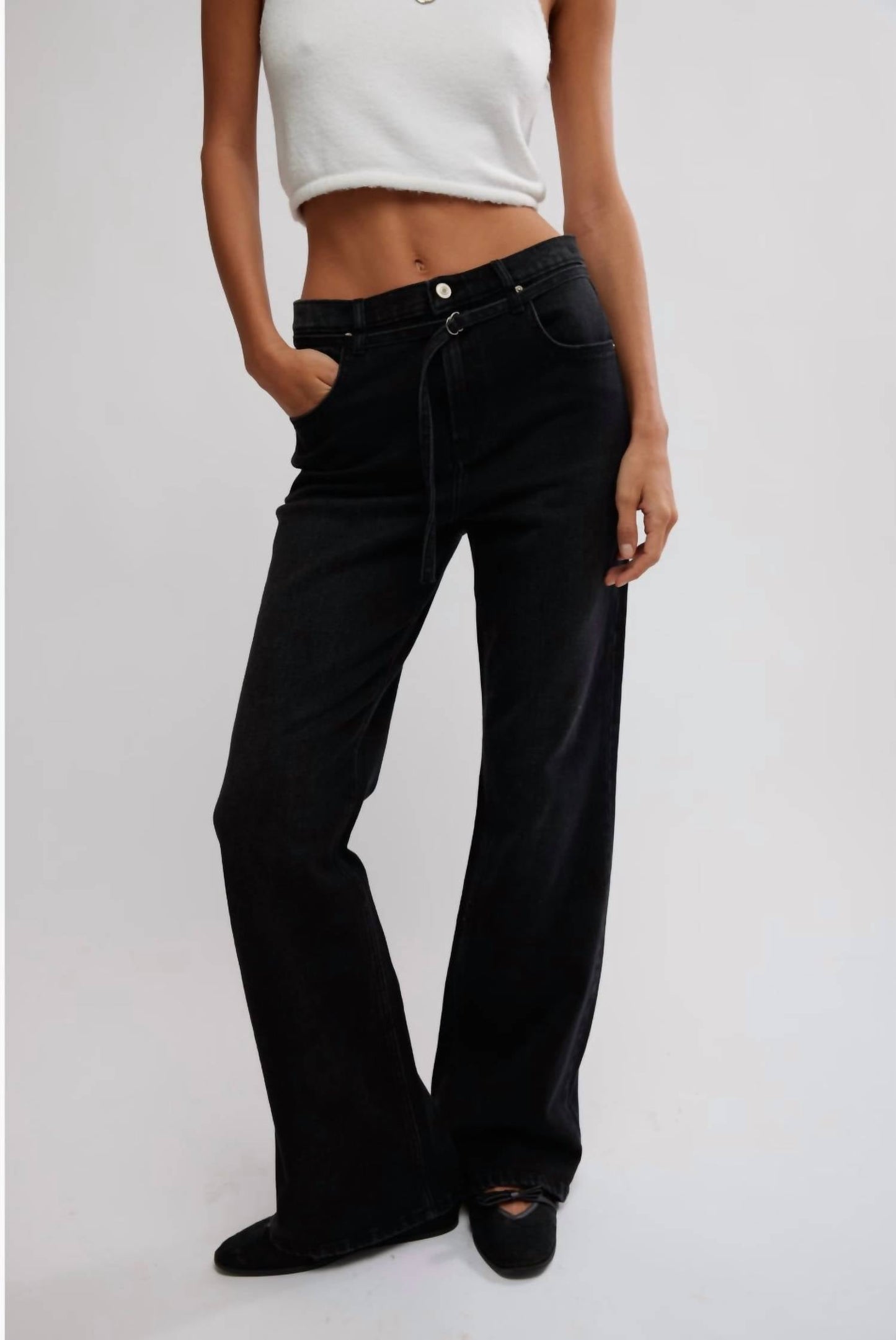 Free People - Sabine Slim A Line Jean