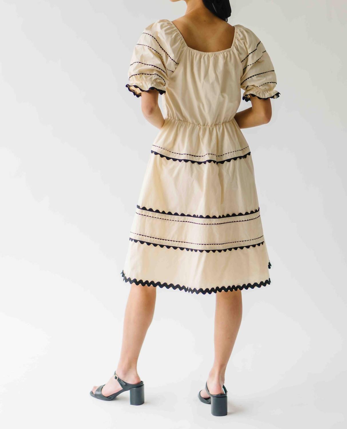 &Merci - Grace Ric Rac Babydoll Mini Dress
