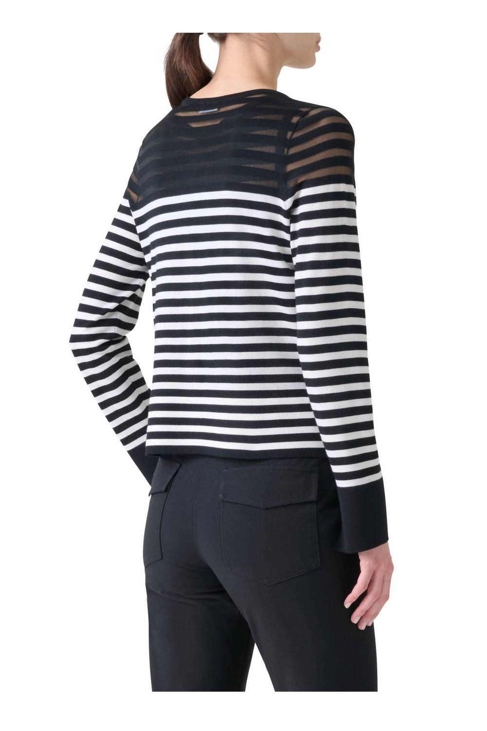Akris Punto - Kodak Stripe Cardi & Sleeveless Tank Sweater Set