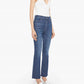 Mother - The Hustler Flood Fray Ankle Bootcut Jeans