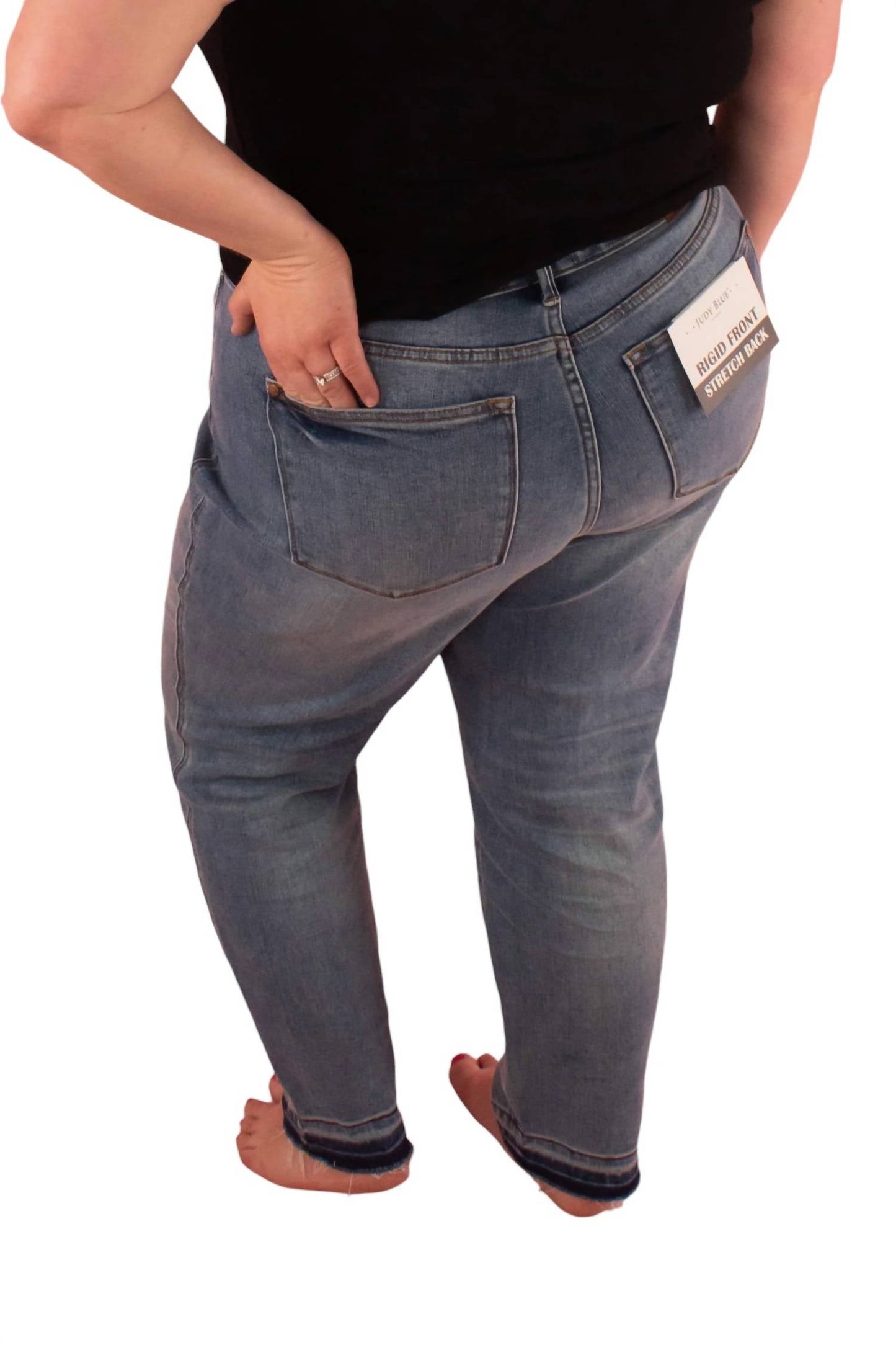 Judy Blue - Rigid Magic Release Midrise Boyfriend Jeans