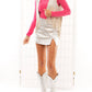 2.7 August Apparel - Party Sheen Stretch Top