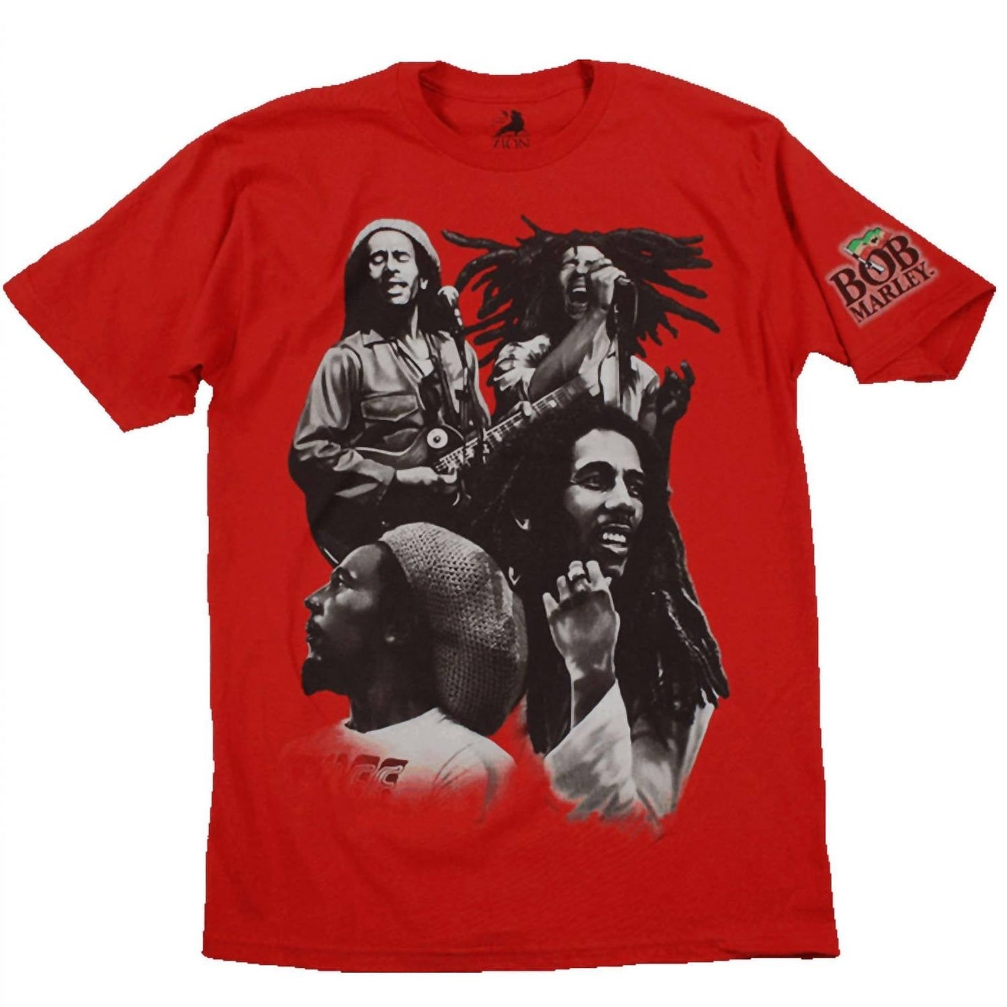 Bob Marley - Men's Quad Photo T-shirt