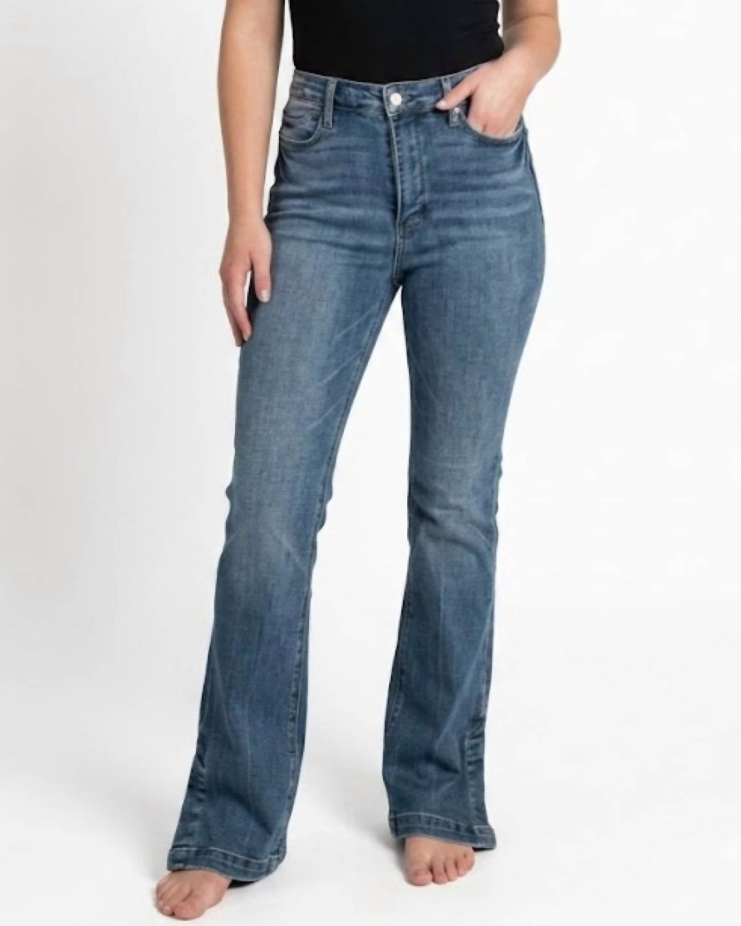 Judy Blue - Olivia High Waist Tummy Control Slim Bootcut Jeans