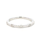 Aamiaa - 0.11 Carat Natural Diamond Art Deco Milgrain Band