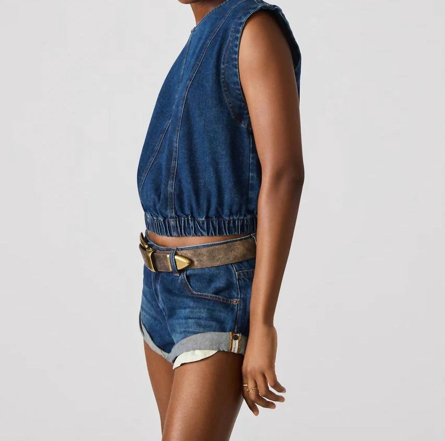 Steve Madden - Leila Denim Top