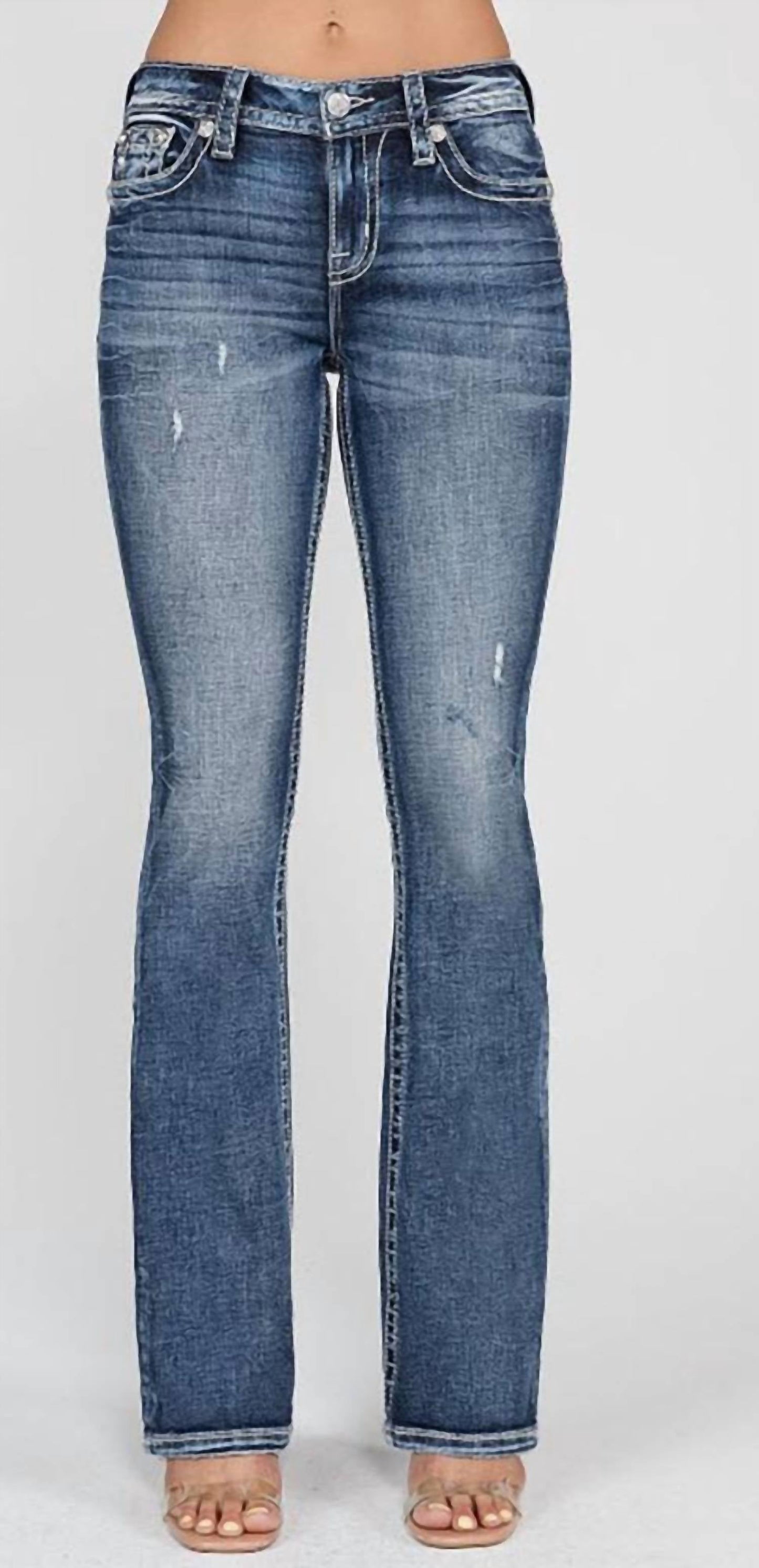 Miss Me - Mid-rise Boot Cut Jean