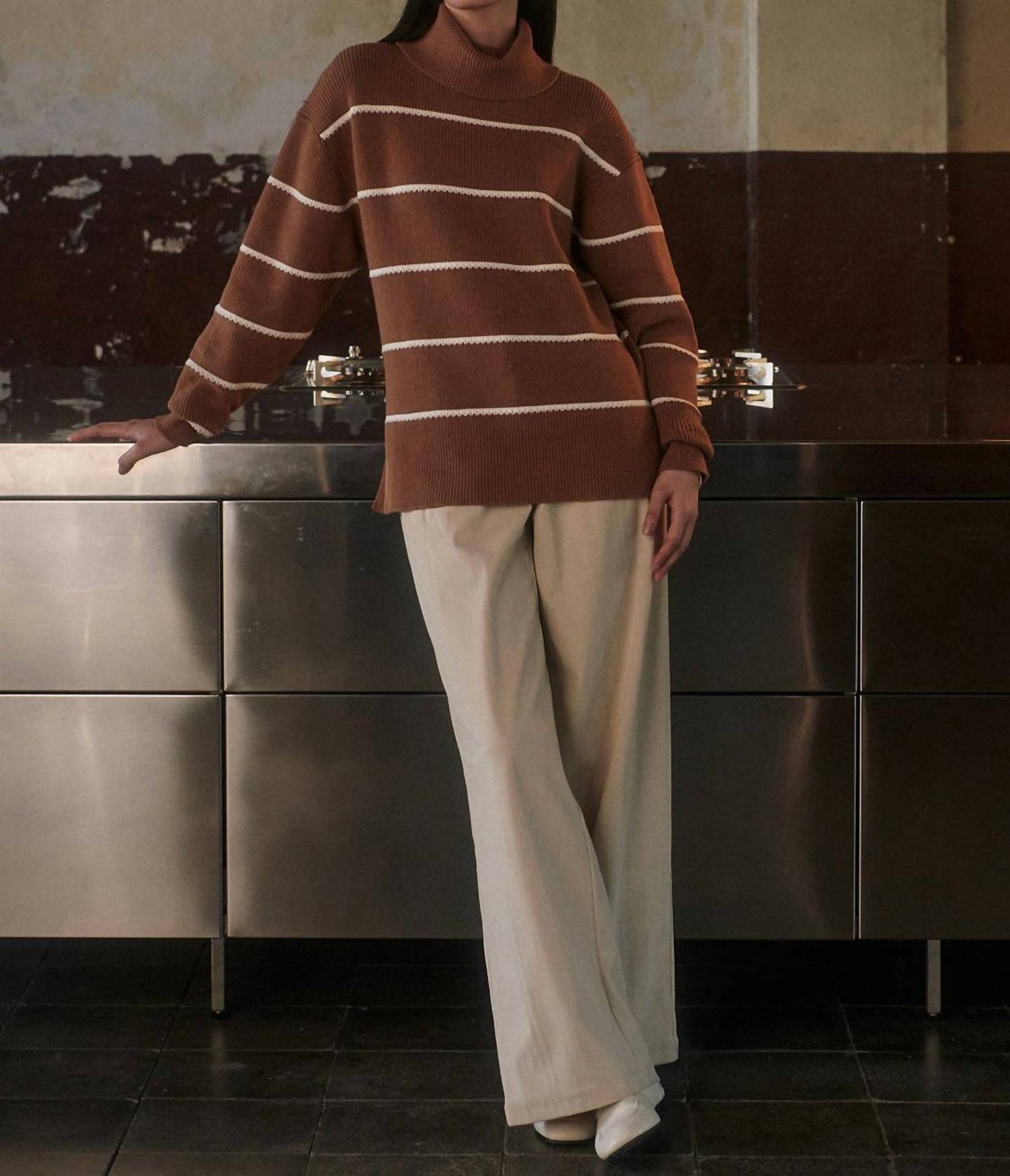 Varley - Hamish Stitch Knit Sweater