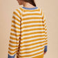 Anniewear - Striped Ribbed Cardigan