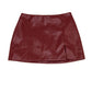8Apart - Junior Women's Paula Vegan Leather Skirt With Slit