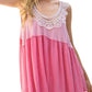 Pol - CROCHET TRIM RELAXED TOP