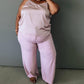 Skies Are Blue - Sora High Rise Wide Leg Pants - Plus