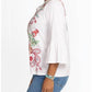 Johnny Was - WOMEN'S RUFFLE SLEEVE T-SHIRT FREYDE PLUS