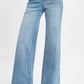 Risen - High Waist Wide Front Yoke Detailed Jeans