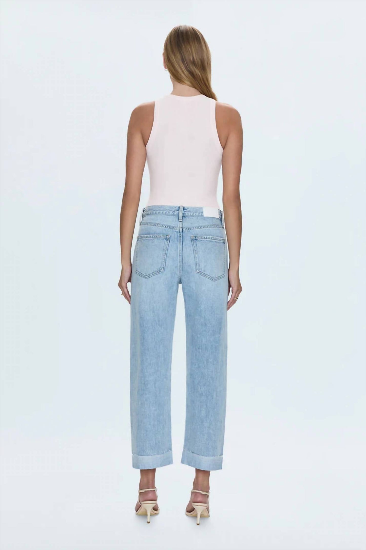 Pistola - Kacey Mid Rise Cuffed Straight Jean