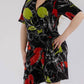 Karen T Design - Modern Wrap Romper With Tie Waist