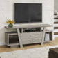 TV Stand, Console, Media Entertainment Center, Storage Drawers - Taupe