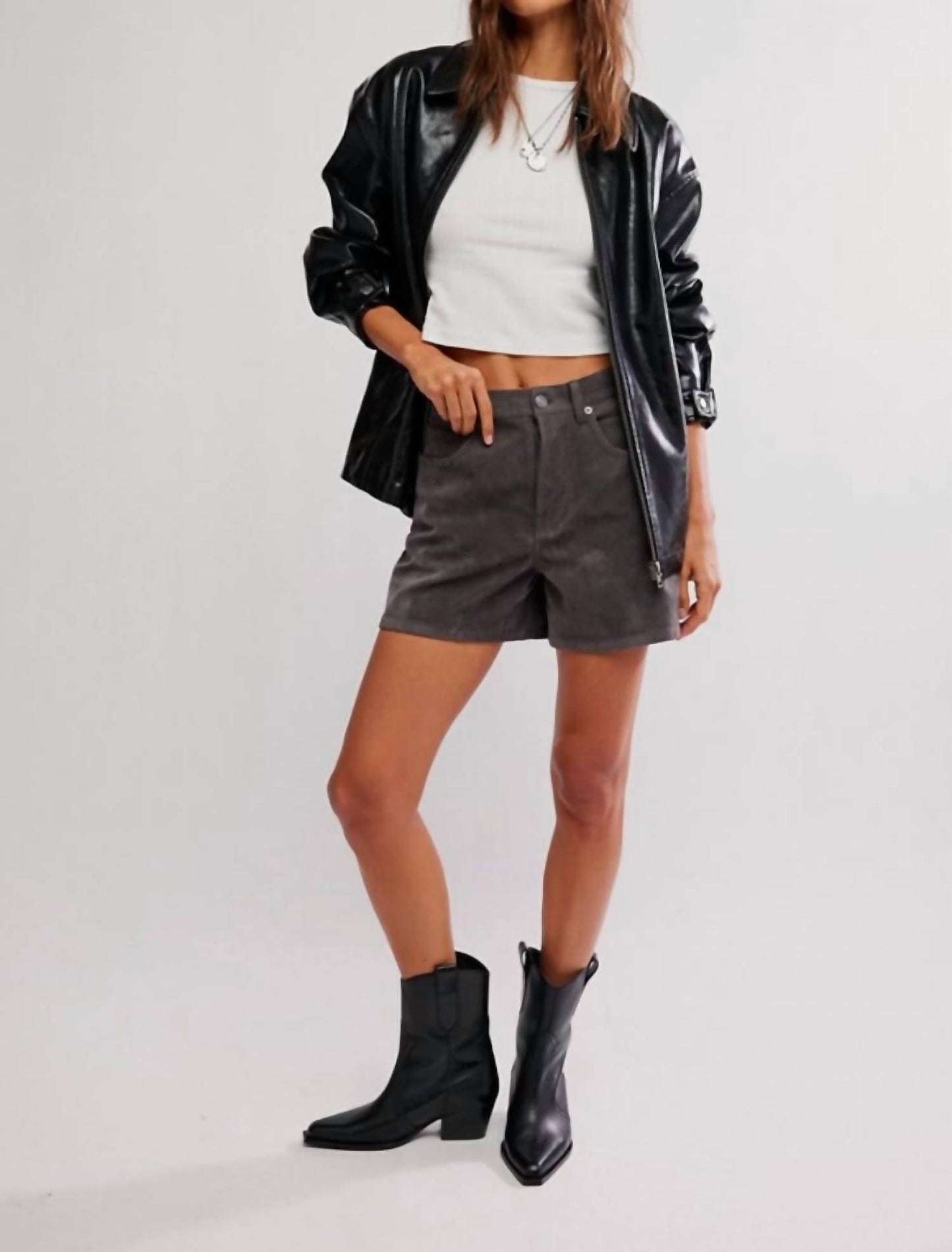 Free People - Tippi Vegan Suede Shorts