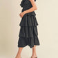 &Merci - Layla Layered Ruffle Trim Midi Dress