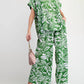 Easel - Tropical Popcorn Knit Pants - Plus