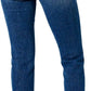 Judy Blue - Mid-rise Destroyed Knees Slim Jeans
