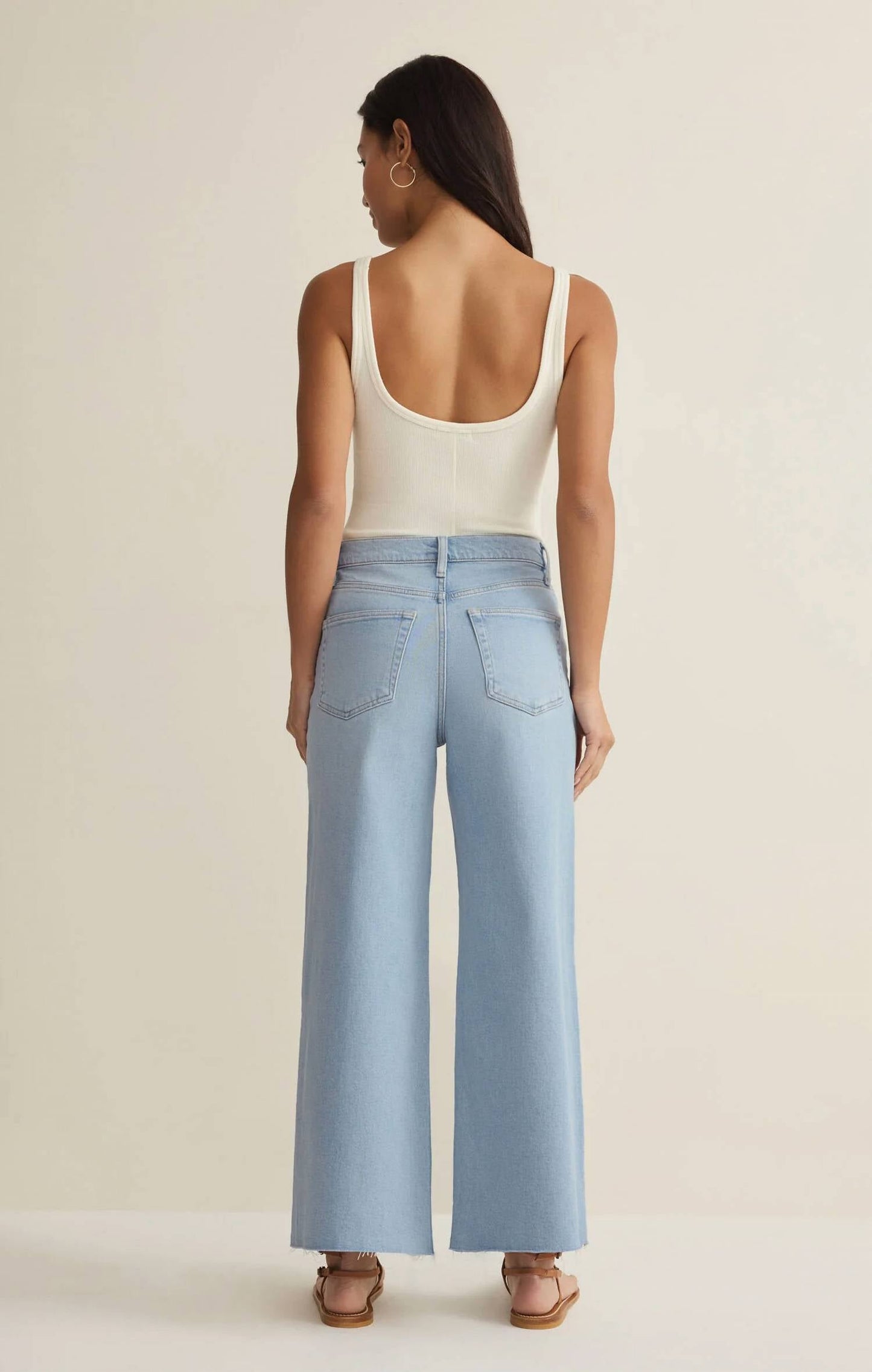 Z Supply - Nova Crop High Rise Wide Leg Jeans