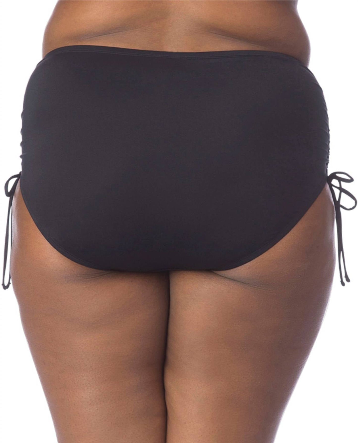 Kenneth Cole - Adjustable High Waist Tankini Bottom - Plus Size