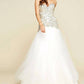 Mac Duggal - Rhinestones Embellished Ball Gown