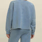 Z Supply - Delphine Knit Denim Sweatshirt