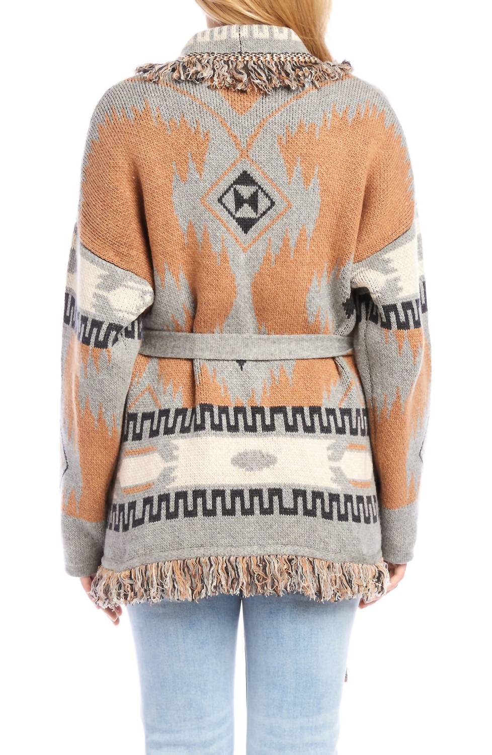 Karen Kane - Fringe Cardigan Sweater