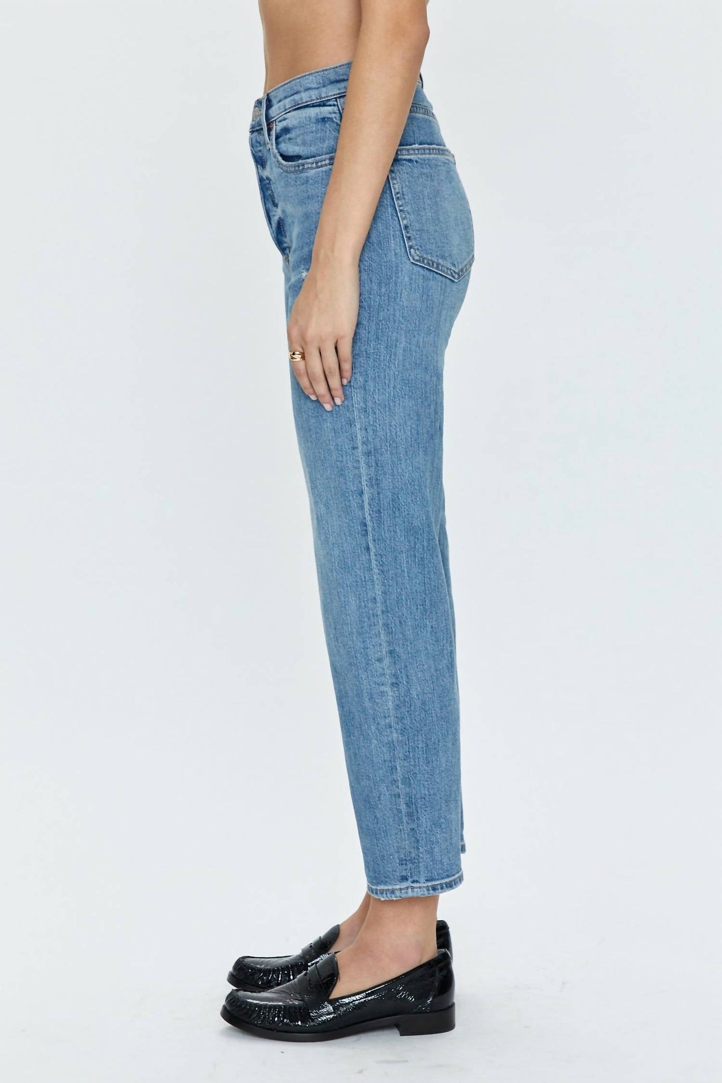 Pistola - Cassie Crop Super High Rise Straight Crop Jeans