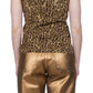6397 - Women's Double-v Vest Leopard