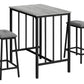 3 Piece Dining Set, Counter Height, Rectangular, Small, Contemporary & Modern