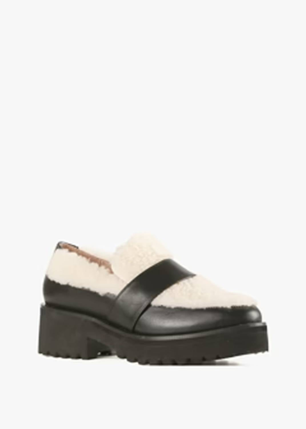All Black - Women's Sherpa Loafer