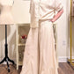 Risen - Linen Mix Ruffle Wide Leg Pants
