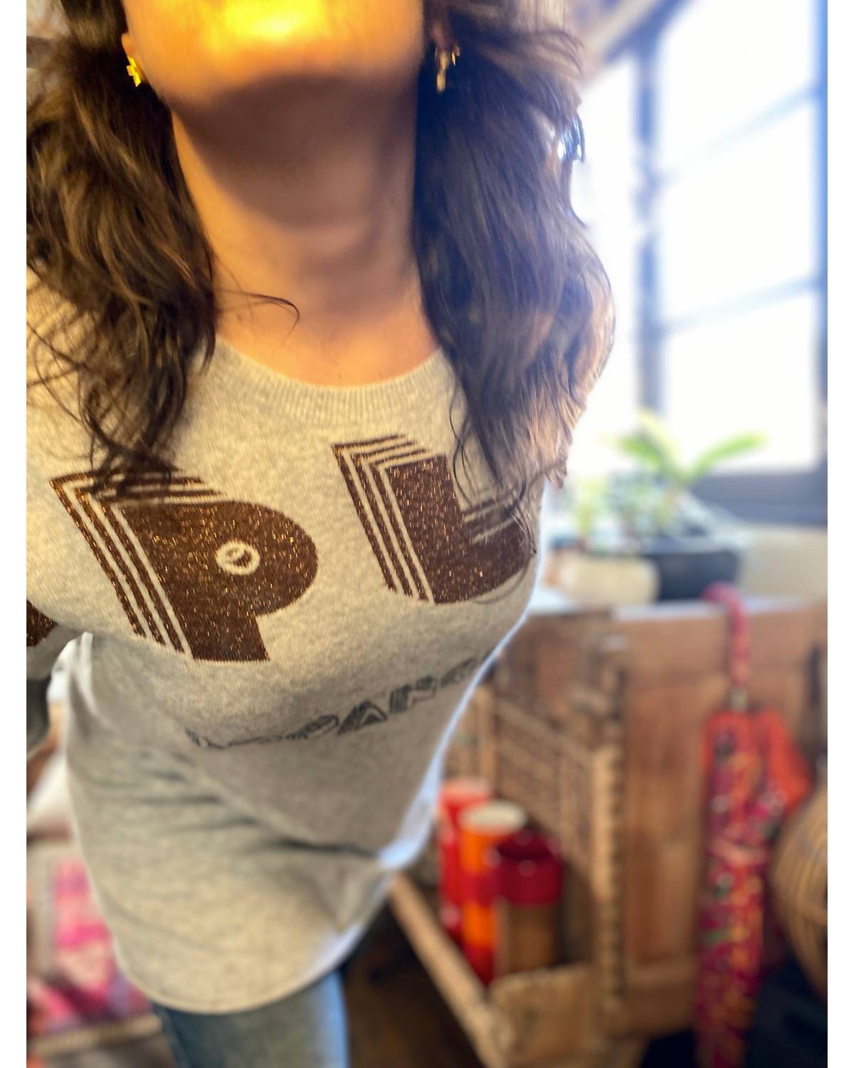 Replica Los Angeles - Replica Logo Oversized Boyfriend Tee Sweater