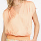Current Air - Cap Sleeve Surplice Top